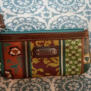 FOSSIL Change Purse Zipper Pouch UNUSED